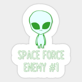 Space Force Enemy Sticker